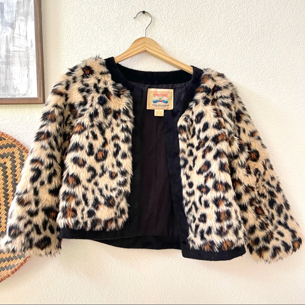 FLYING TOMATO CHEETAH COAT SZ S